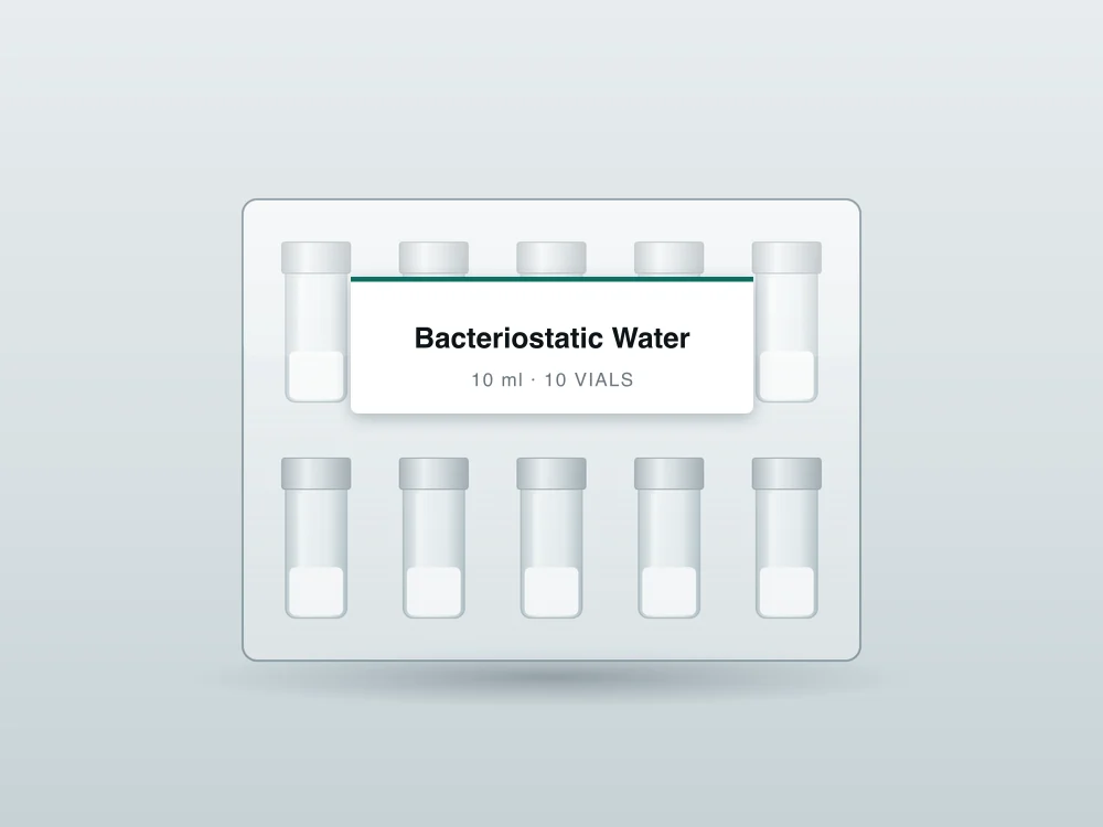 Bacteriostatic Water 10 ml kit